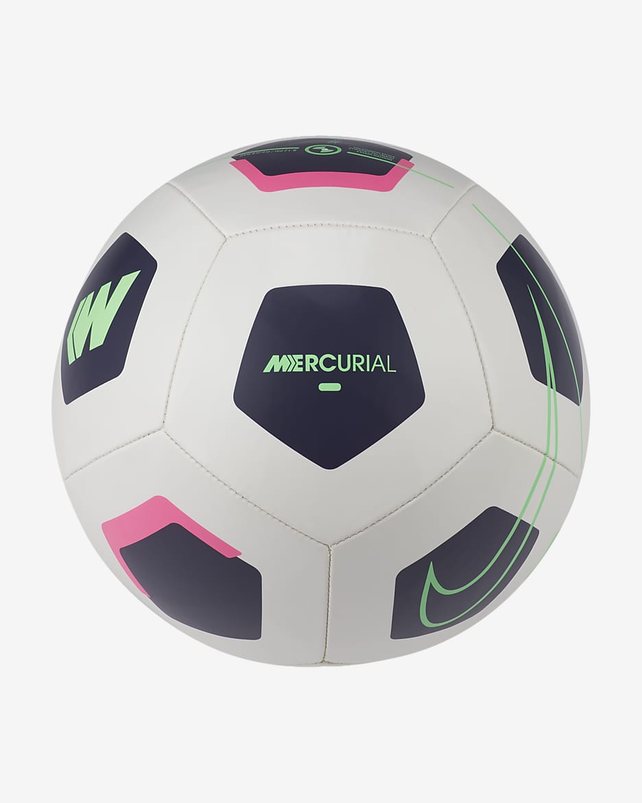 Nike Mercurial Fade Soccer Ball - Platinum Tint/Dark Raisin/Rage Green