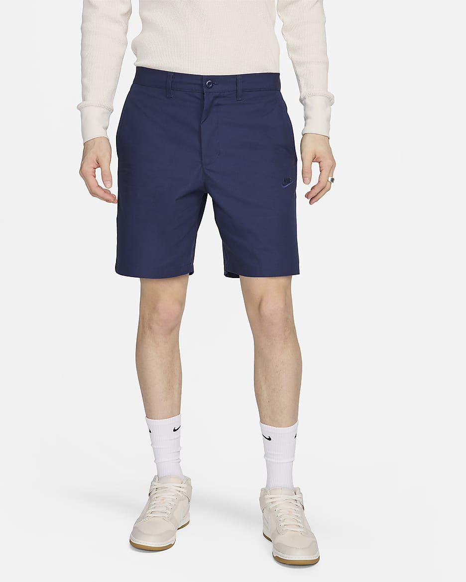 Nike Club chinoshorts voor heren - Midnight Navy/Midnight Navy