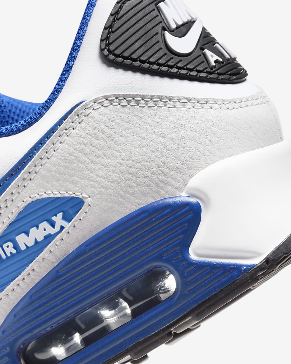 Nike Air Max 90 Shoes - White/Photon Dust/Black/Game Royal