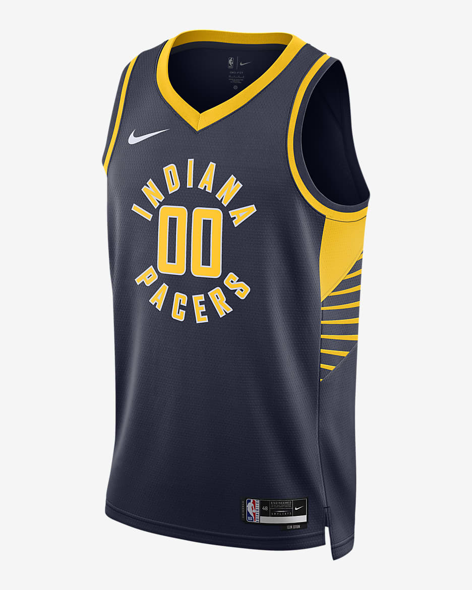 Indiana Pacers Icon Edition 2022/23 Men's Nike Dri-FIT NBA Swingman Jersey - College Navy