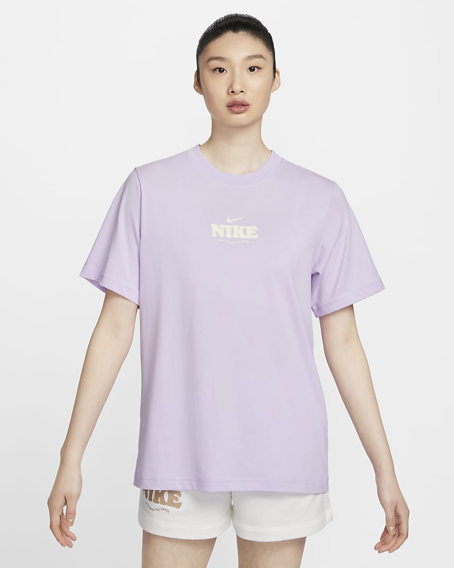 Nike Sportswear Essential 女款 T 恤 - Violet Mist