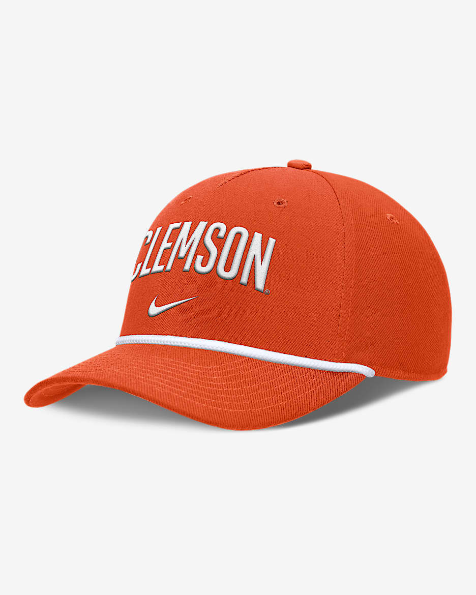 Clemson Primetime Rise Campus Men's Nike College Adjustable Hat - Orange