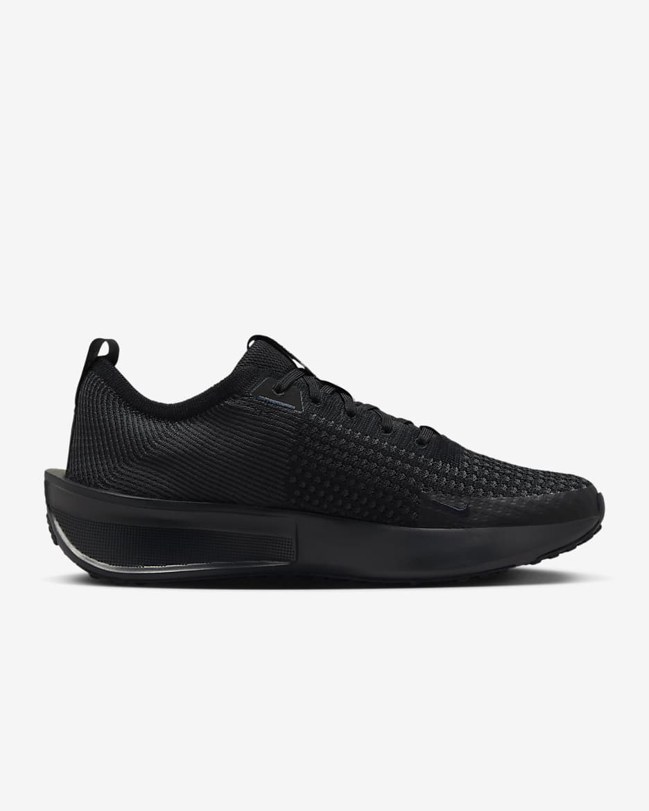 Tenis de correr en pavimento para mujer Nike Interact Run - Negro/Gris lobo/Antracita