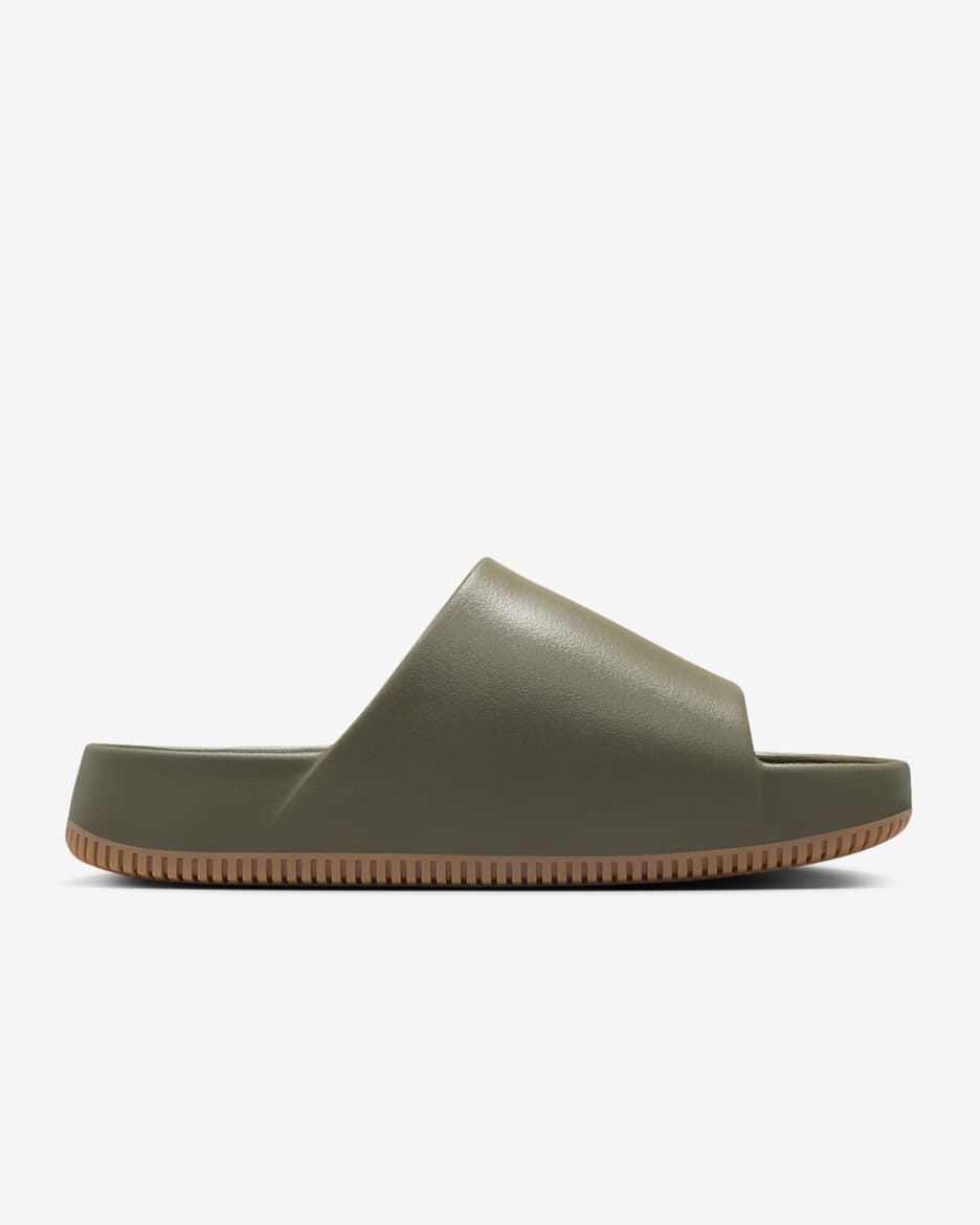 Nike Calm Men's Slides - Medium Olive/Gum Medium Brown/Medium Olive