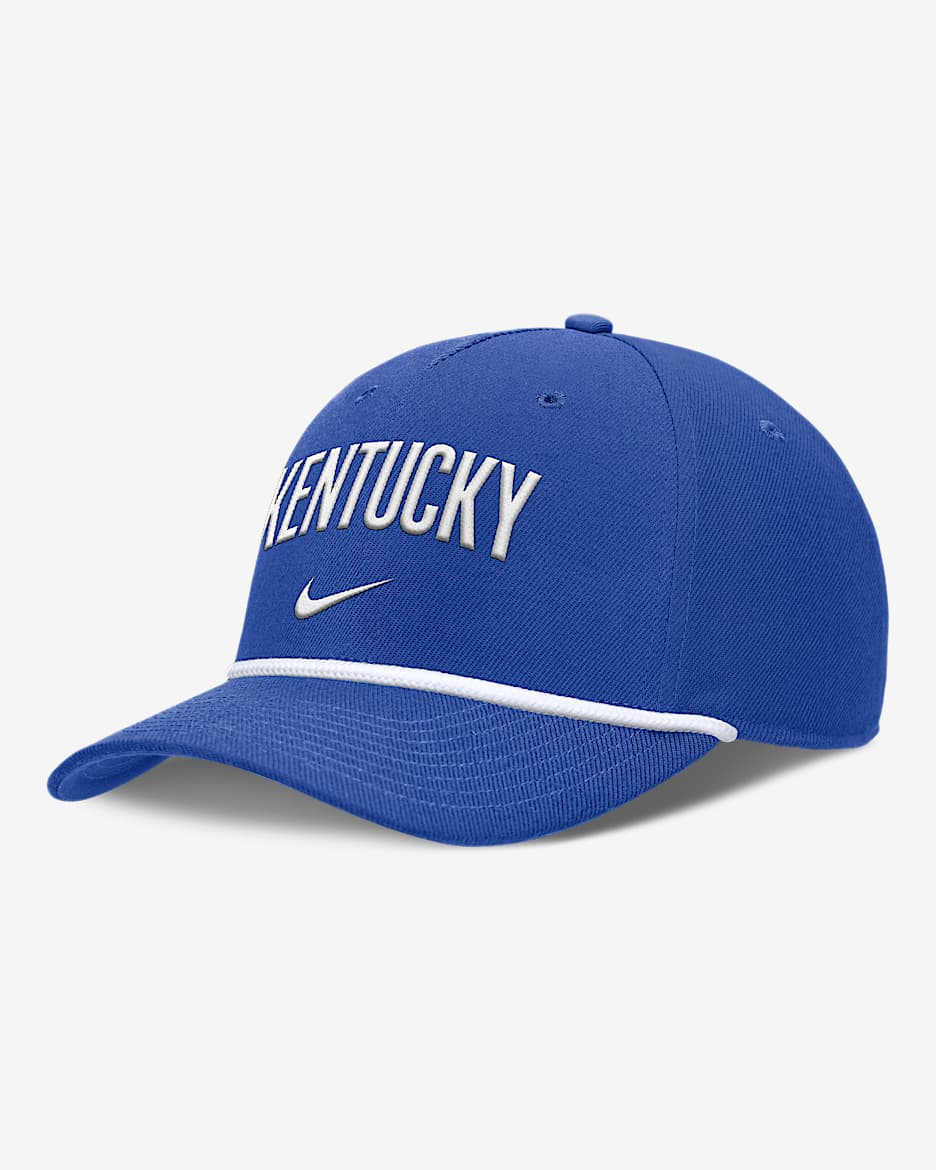 Kentucky Primetime Rise Campus Men's Nike College Adjustable Hat - Royal
