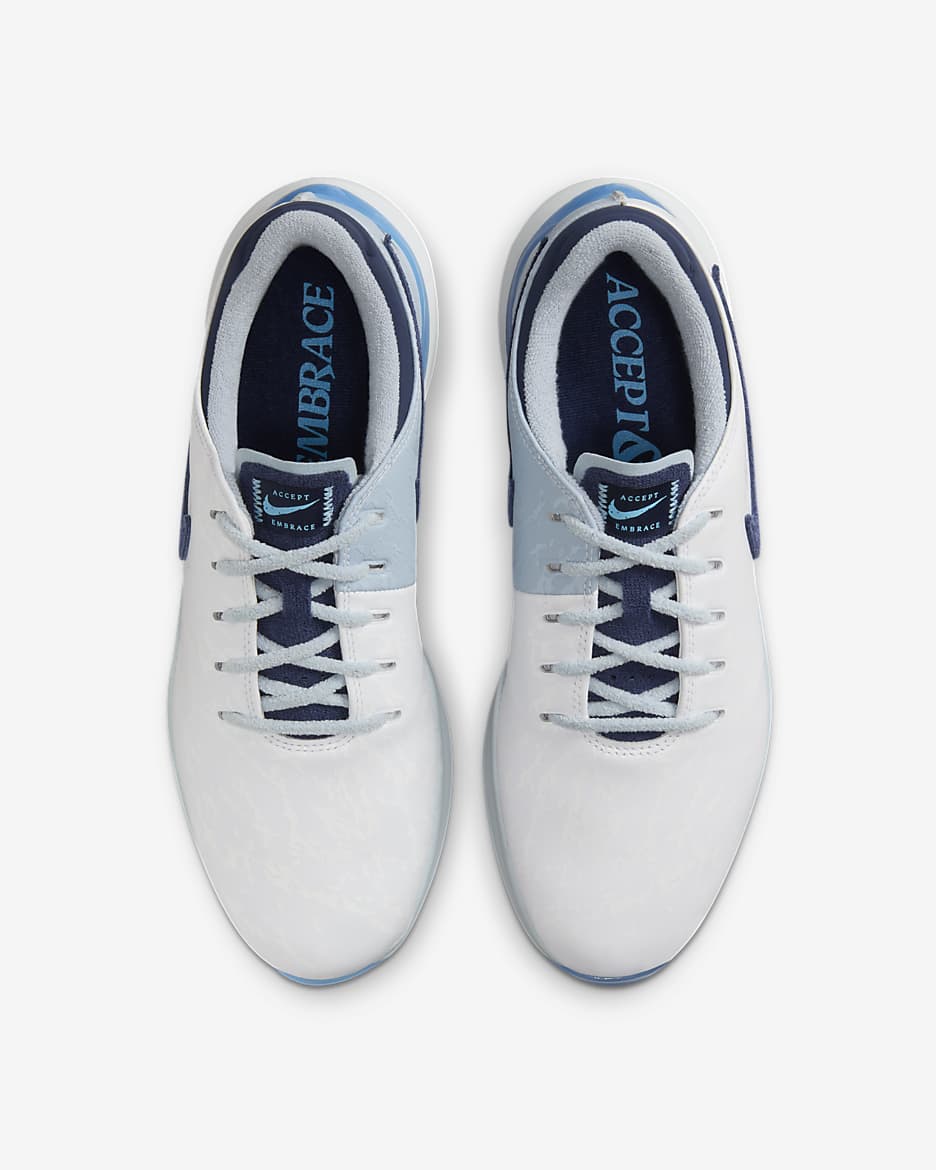 Golfové boty Nike Air Zoom Victory Tour 3 NRG - Bílá/Aquarius Blue/Light Armory Blue/Midnight Navy