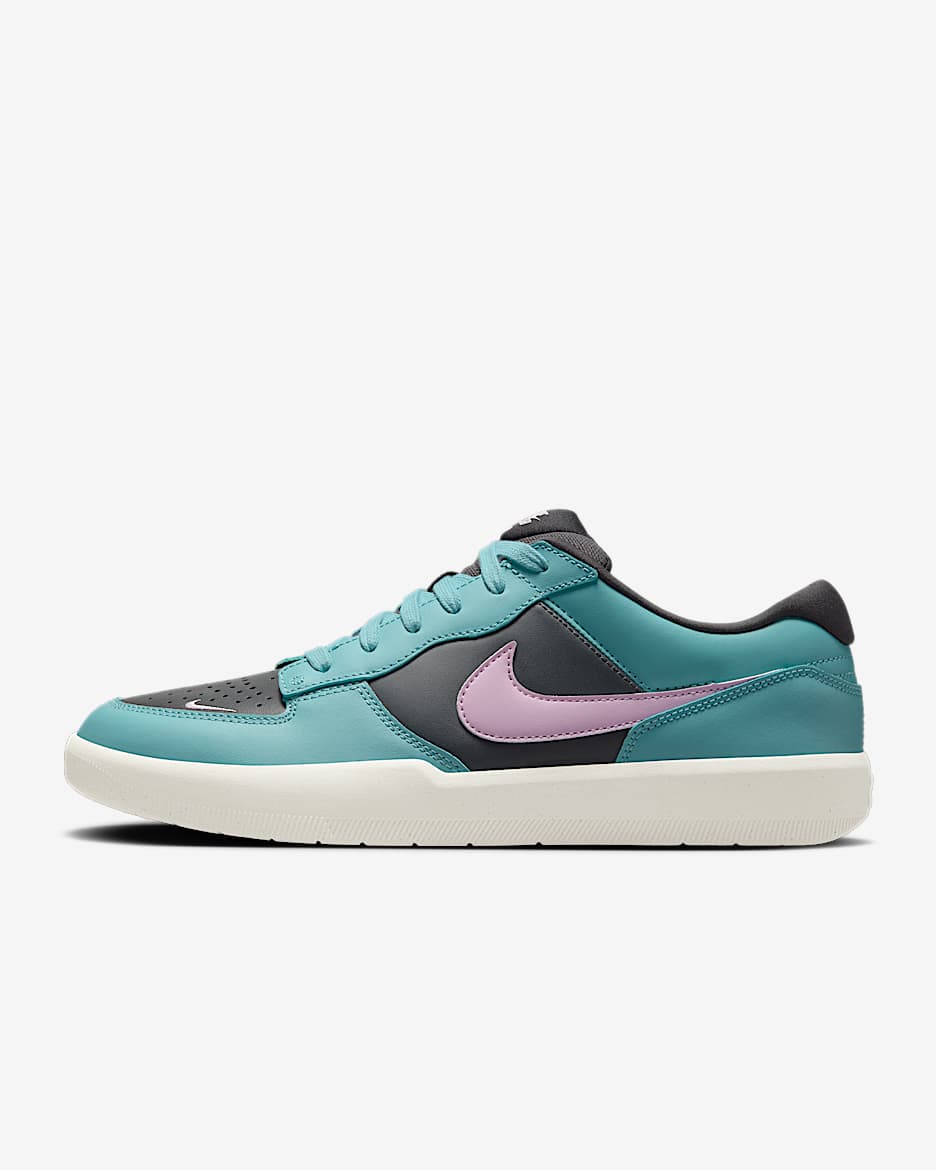 Nike SB Force 58 Premium Skateschoenen - Denim Turquoise/Dark Smoke Grey/Red Sepia/Pink Foam