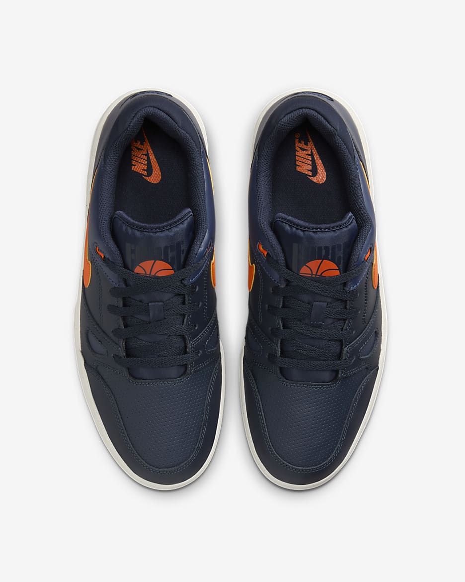 Nike Full Force Low Men's Shoes - Dark Obsidian/Obsidian/Phantom/Safety Orange