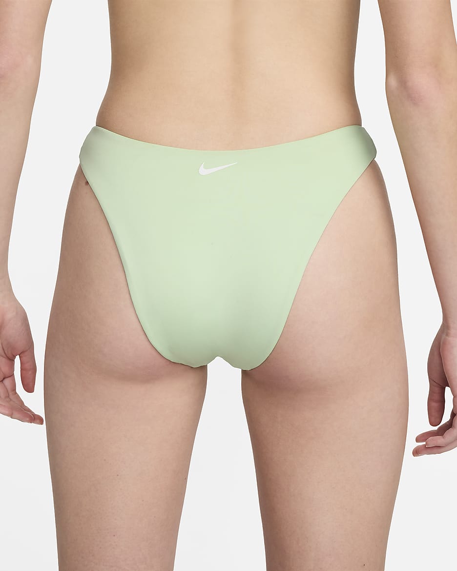 Parte inferior de traje de baño estilo Sling para mujer Nike Essential - Verde vapor