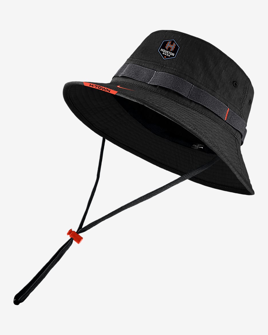 Gorro tipo pescador Nike Fútbol Boonie de Houston Dash - Negro