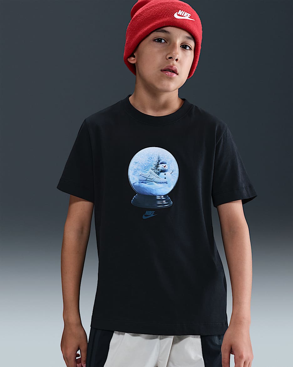 Nike Sportswear Big Kids' T-Shirt - Black