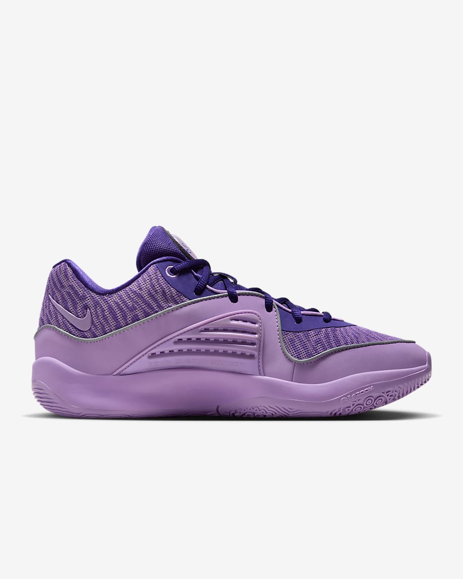 KD16 "B.A.D." Basketball Shoes - Field Purple/Rush Fuchsia