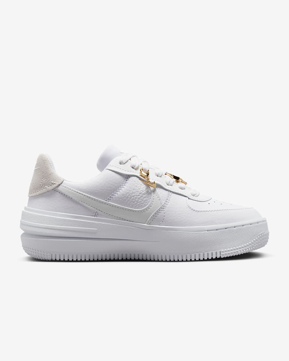 Γυναικεία παπούτσια Nike Air Force 1 Low PLT.AF.ORM - Λευκό/Metallic Gold/Summit White