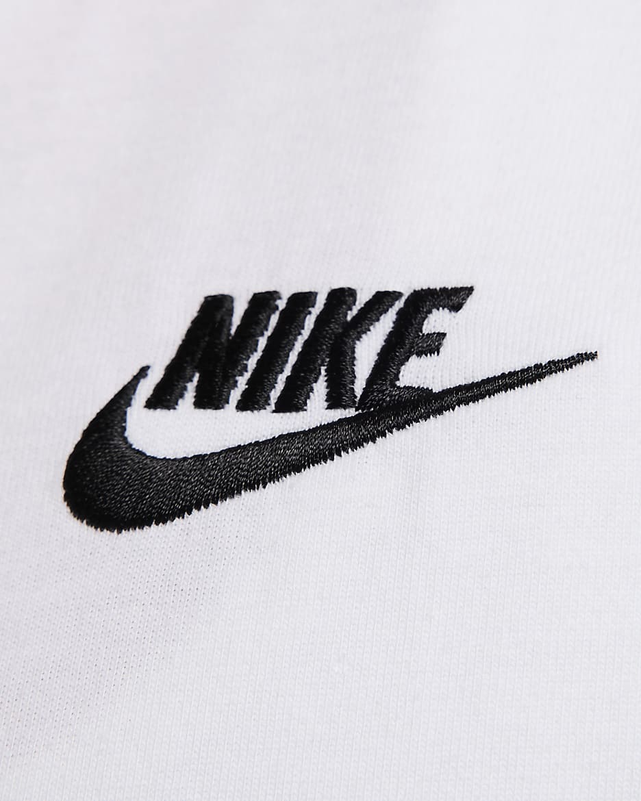 เสื้อเอวลอยแขนกุดผู้หญิง Nike Sportswear Club - ขาว/ดำ