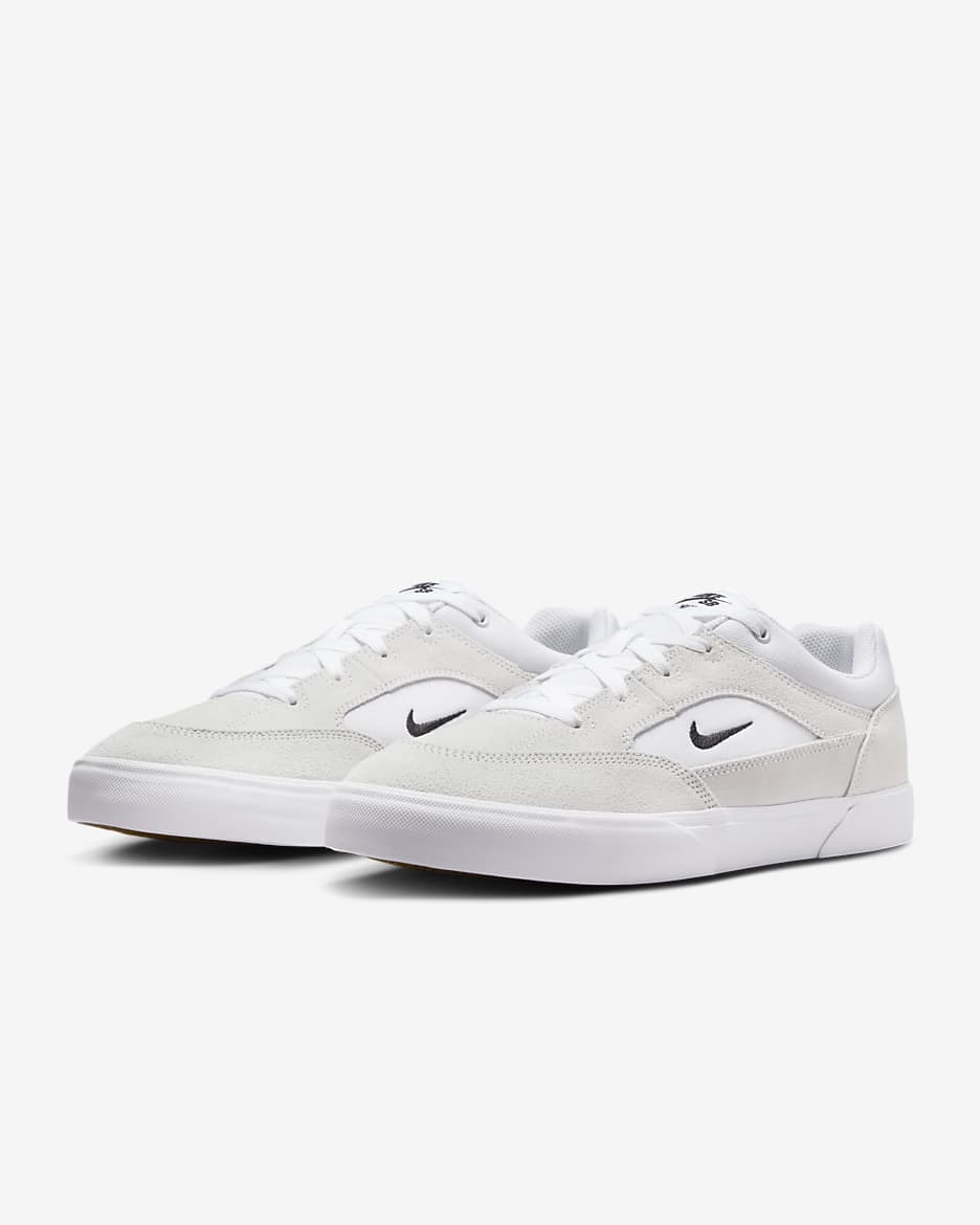 Nike SB Malor Men's Shoes - White/Summit White/Gum Light Brown/Black