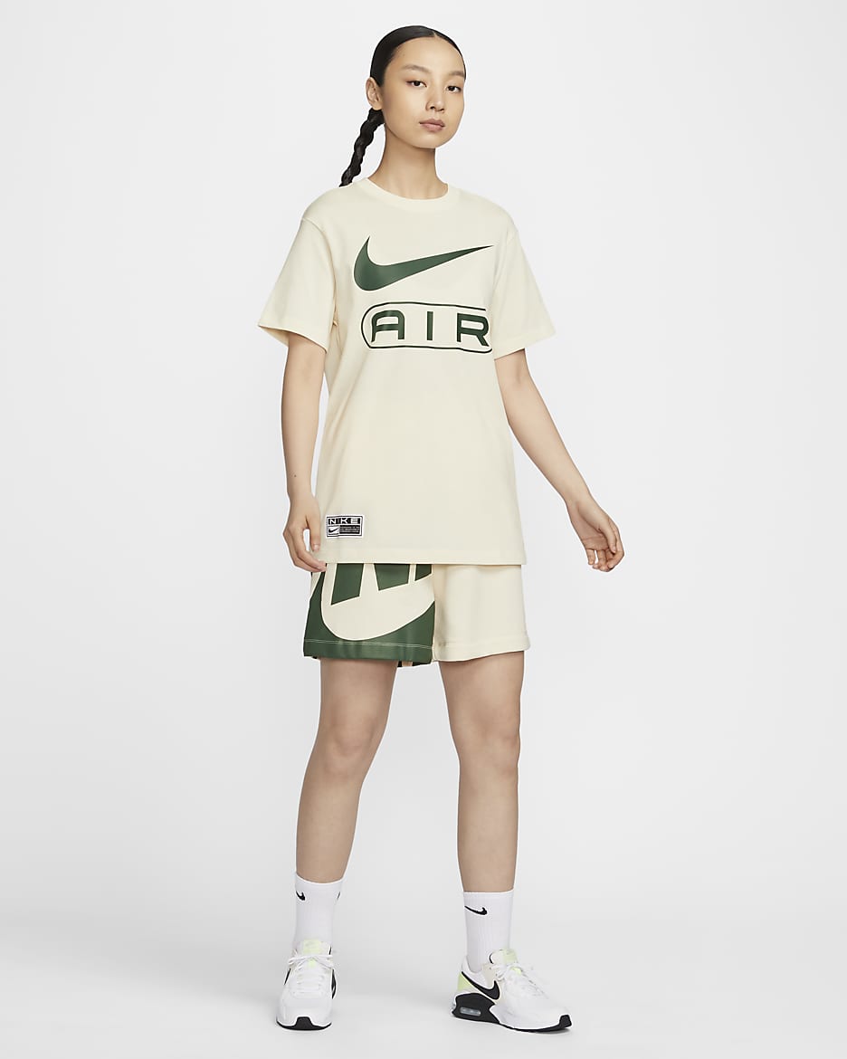 Nike Air Women's T-Shirt - Pale Ivory/Fir