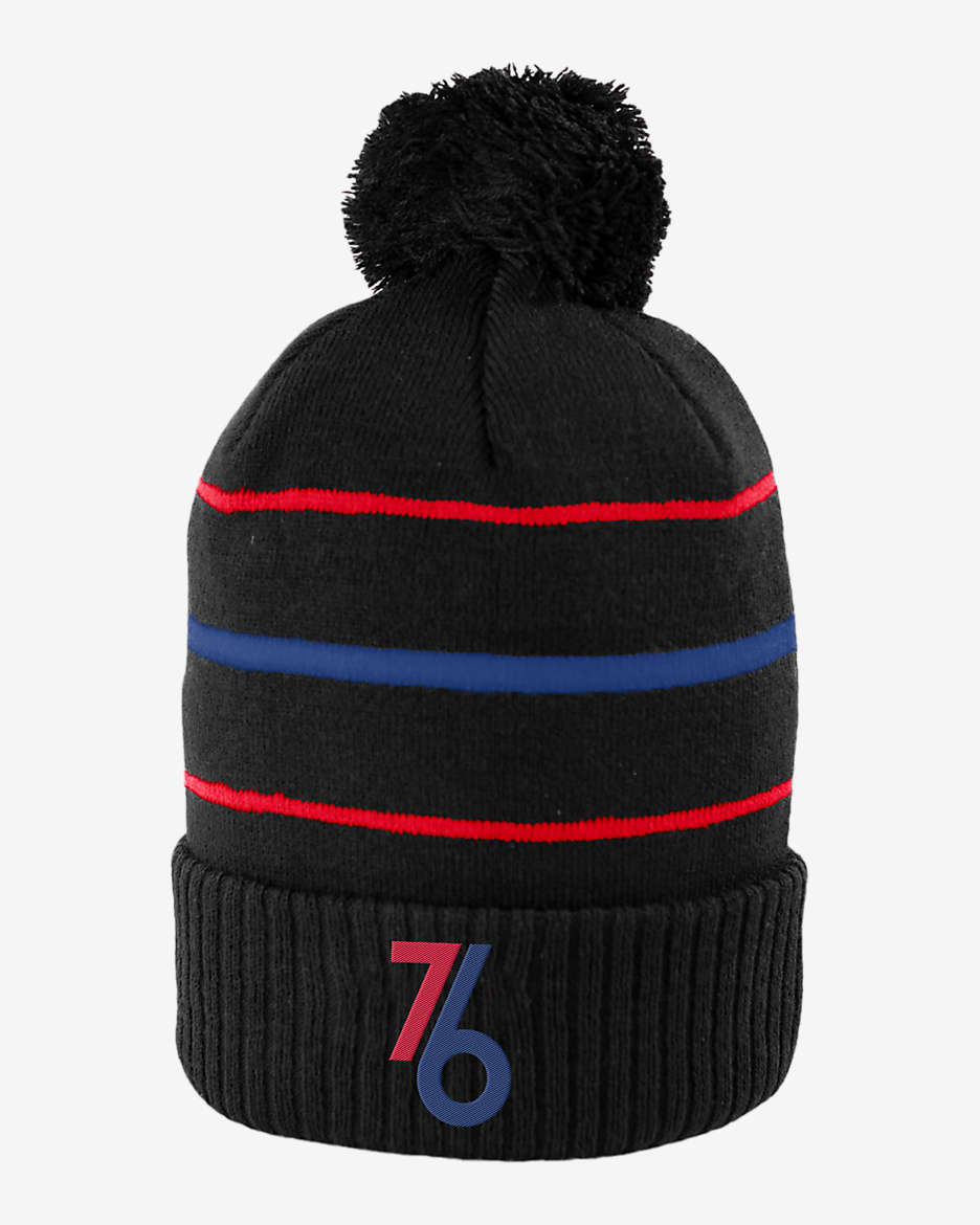 Gorro de la NBA Philadelphia 76ers Nike - Negro