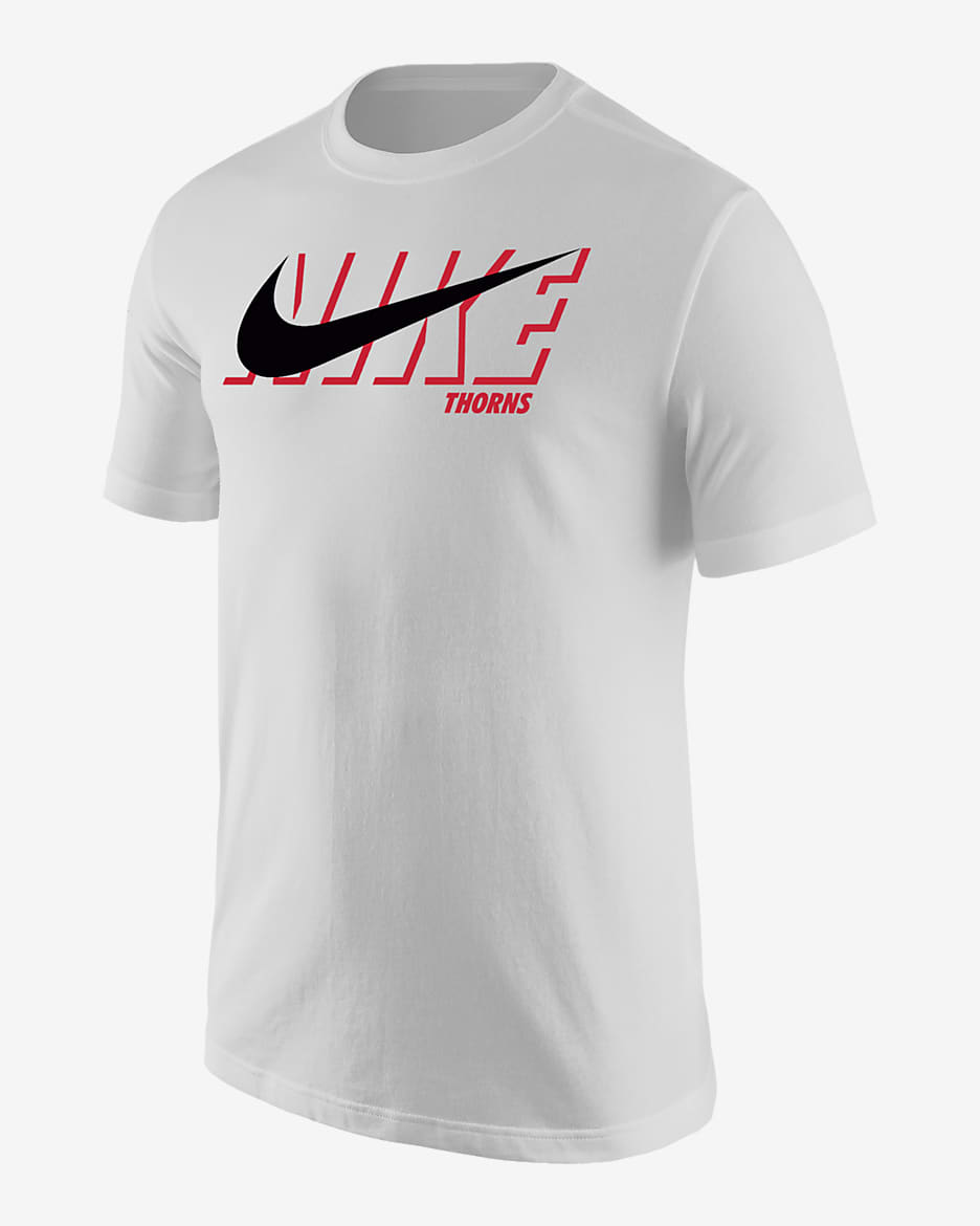 Playera de fútbol Nike para hombre Portland Thorns - Gris oscuro jaspeado