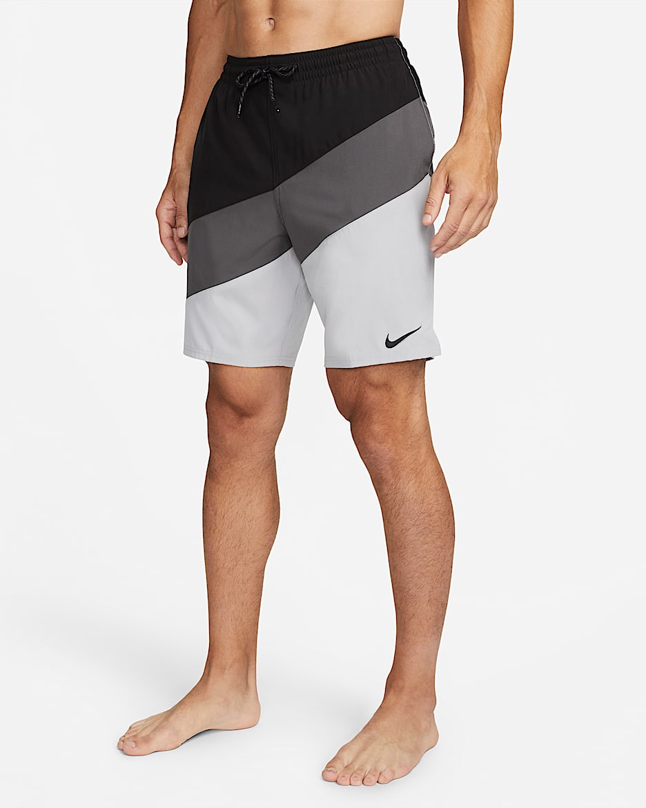 Shorts de vóleibol de 23 cm para hombre Nike Color Surge - Negro