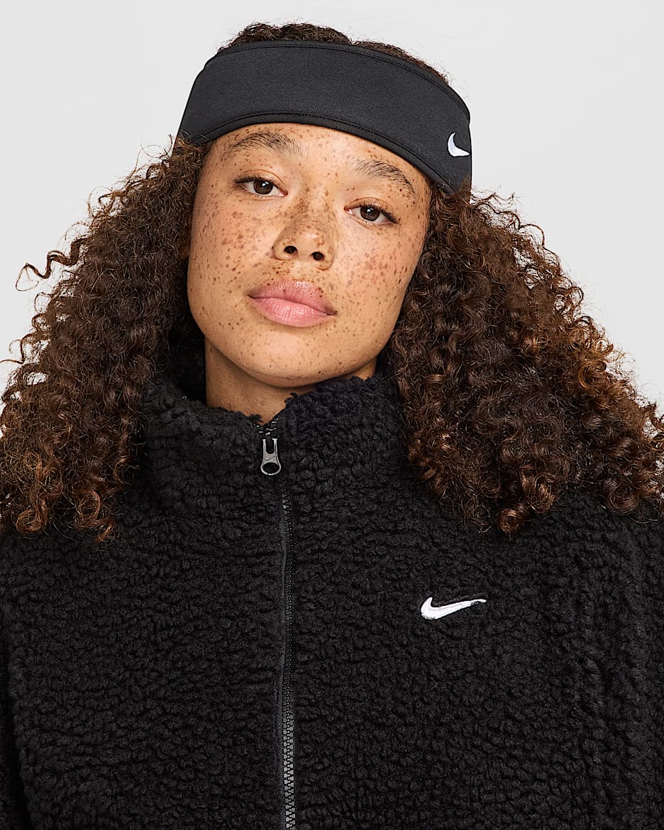 Nike Phoenix Fleece Women's Headband - Black/Black/White