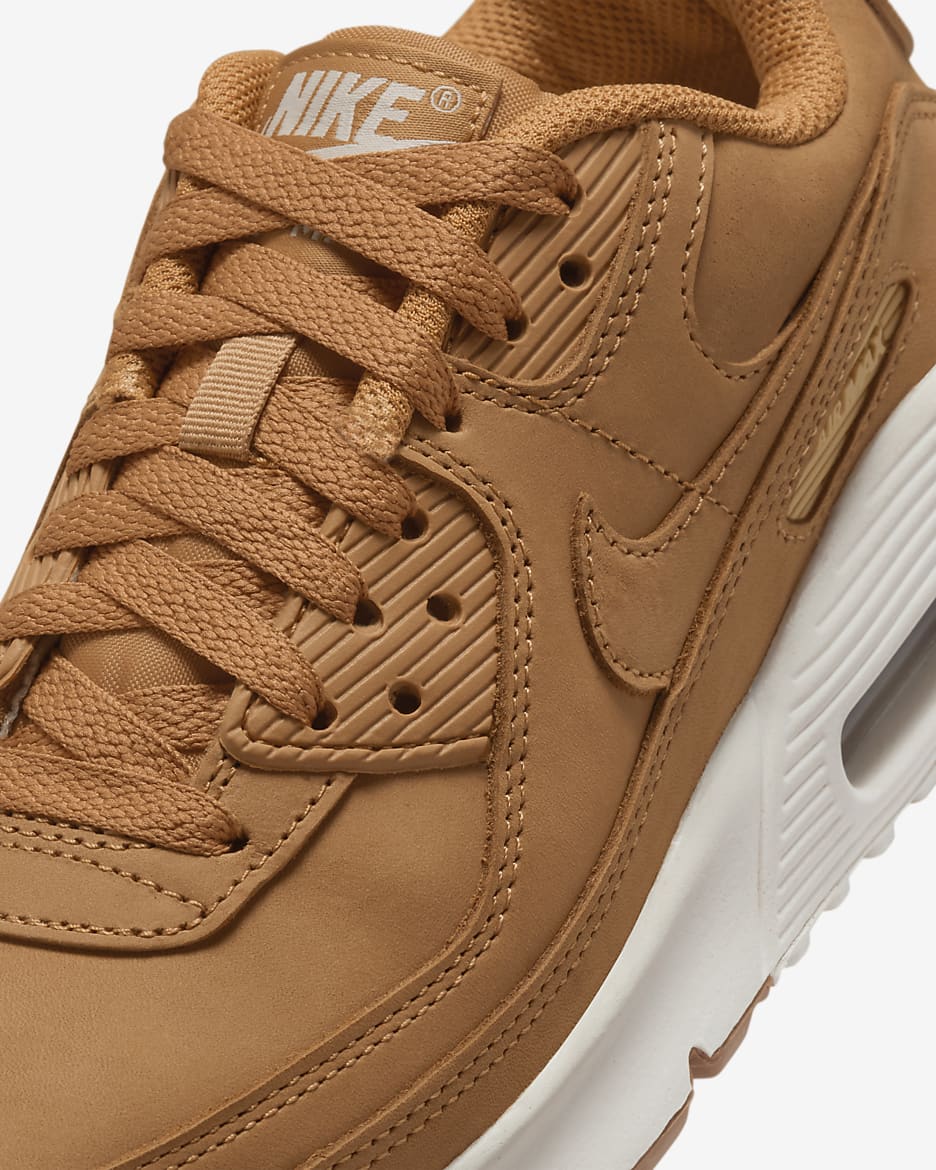 Nike Air Max 90 Older Kids' Shoe - Flax/Sail/Flax