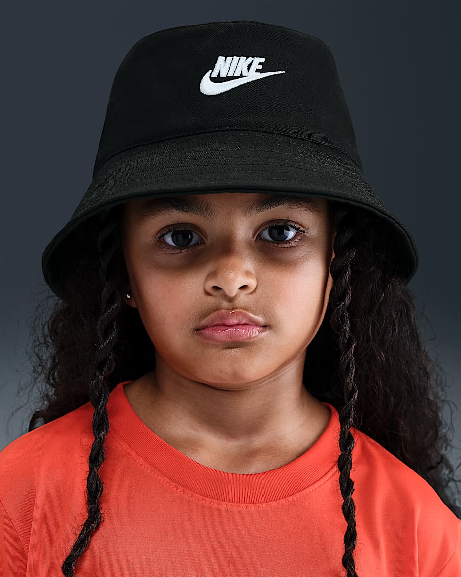 Nike Little Kids' Futura Apex Bucket Hat - Black