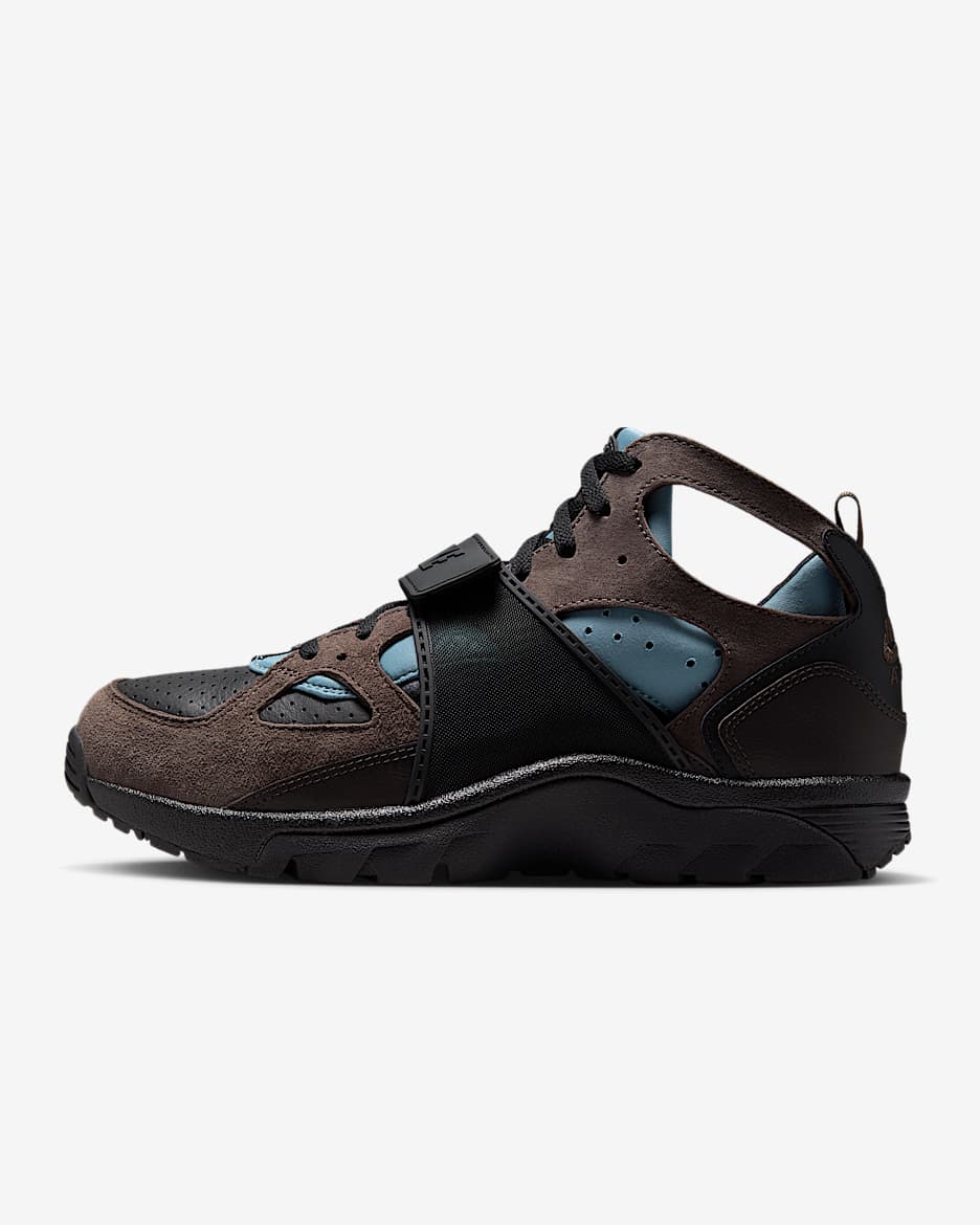 Nike Air Trainer Huarache Men's Shoes - Black/Smoky Blue/Velvet Brown/Baroque Brown