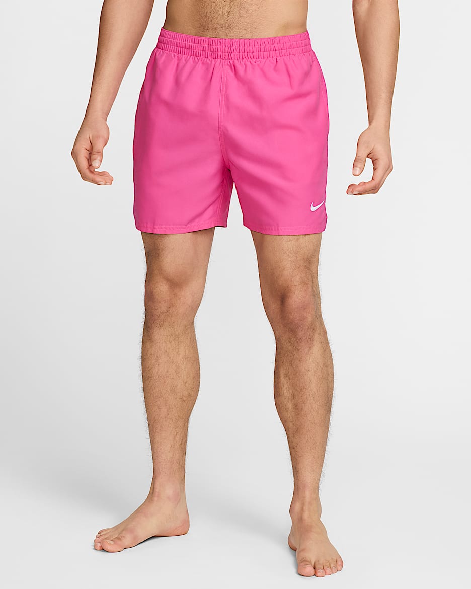 Nike Swim Breaker volleyshorts met binnenbroekje voor heren (13 cm) - Pinksicle/Wit