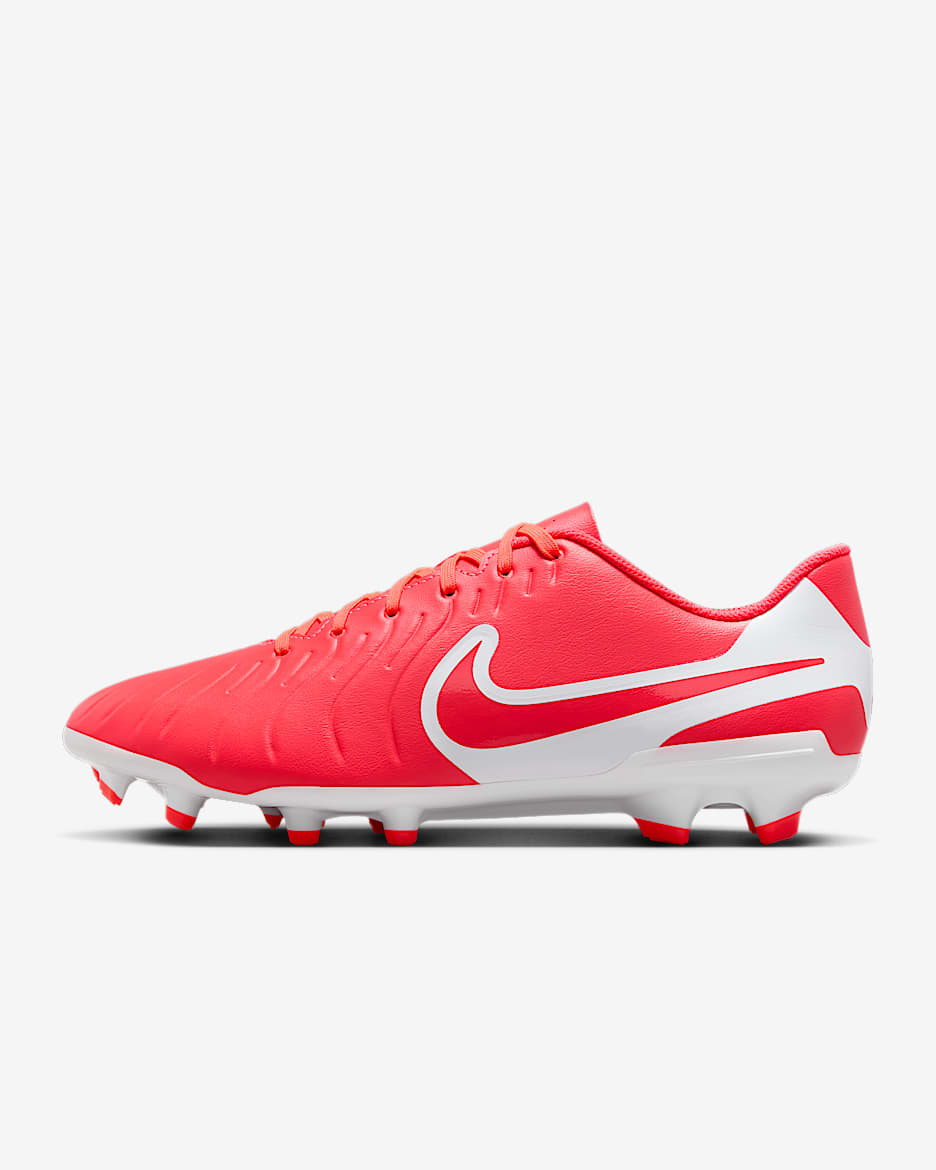 Nike Tiempo Legend 10 Club Multi-Ground Low-Top Football Boot - Hot Lava/White