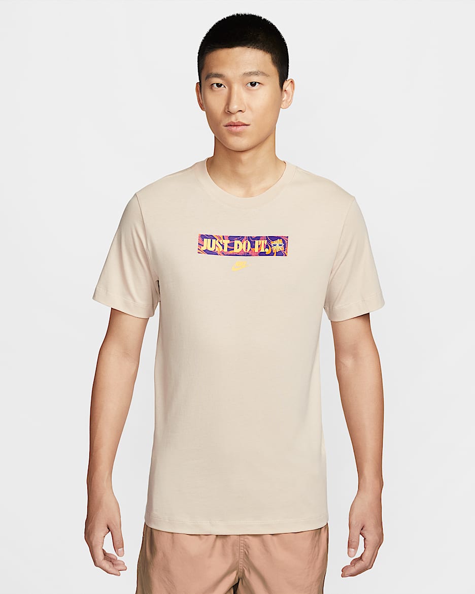 Nike Sportswear Men's T-Shirt - Sand Drift