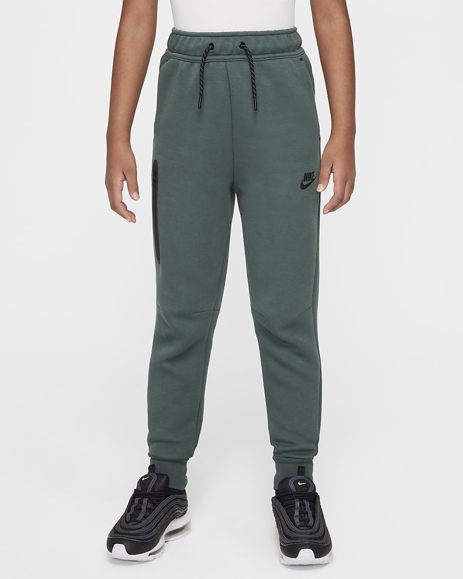 Nike Sportswear Tech Fleece Older Kids' (Girls') Joggers - Vintage Green/Black/Black/Black