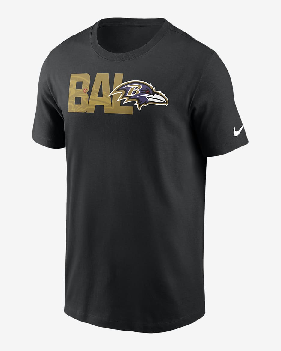 Baltimore Ravens Local Essential Men's Nike NFL T-Shirt - Black