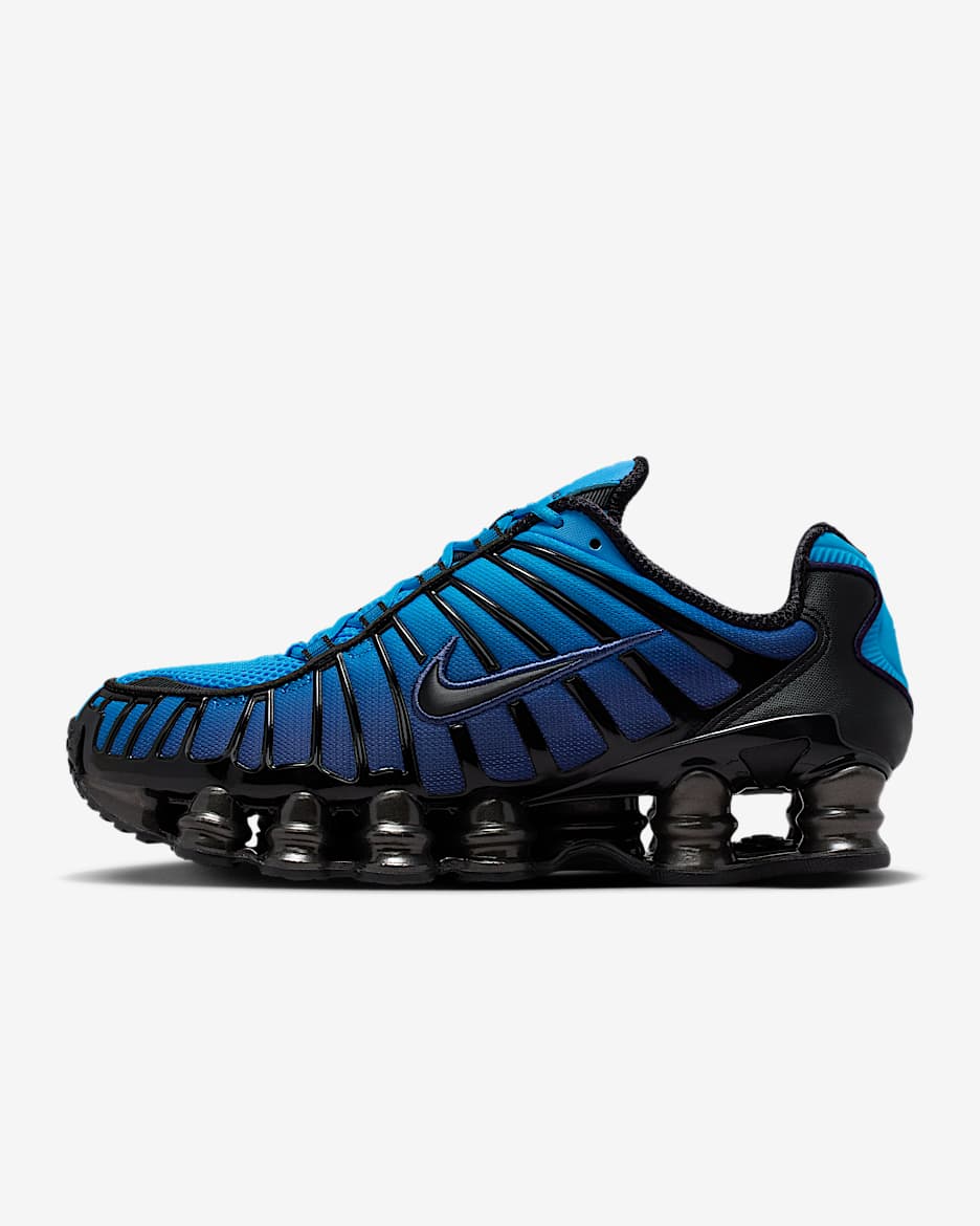 Nike Shox TL Fade Women's Shoes - Blue Hero/Metallic Black/Imperial Purple