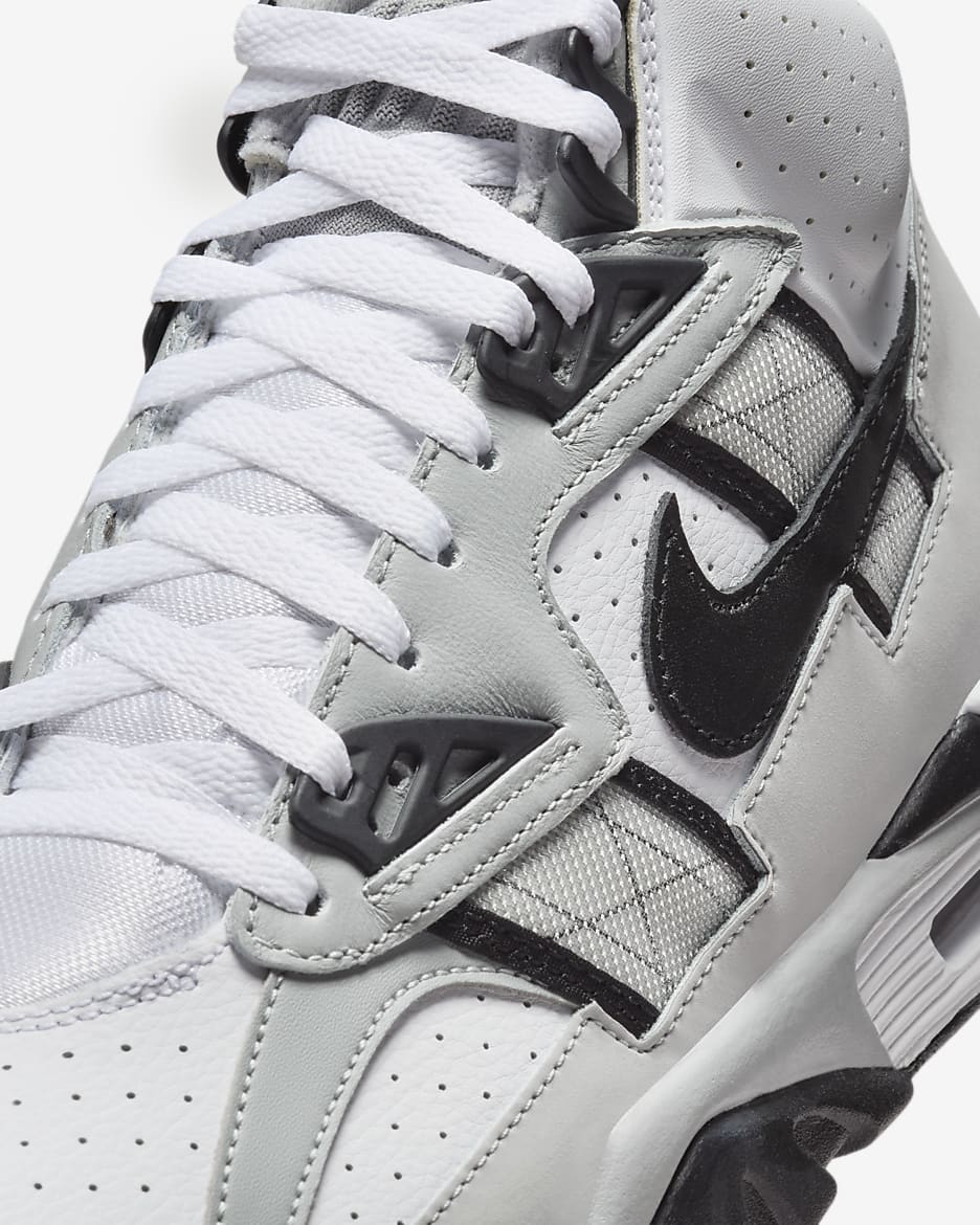 Nike Air Trainer SC High Men's Shoes - White/Light Smoke Grey/Black