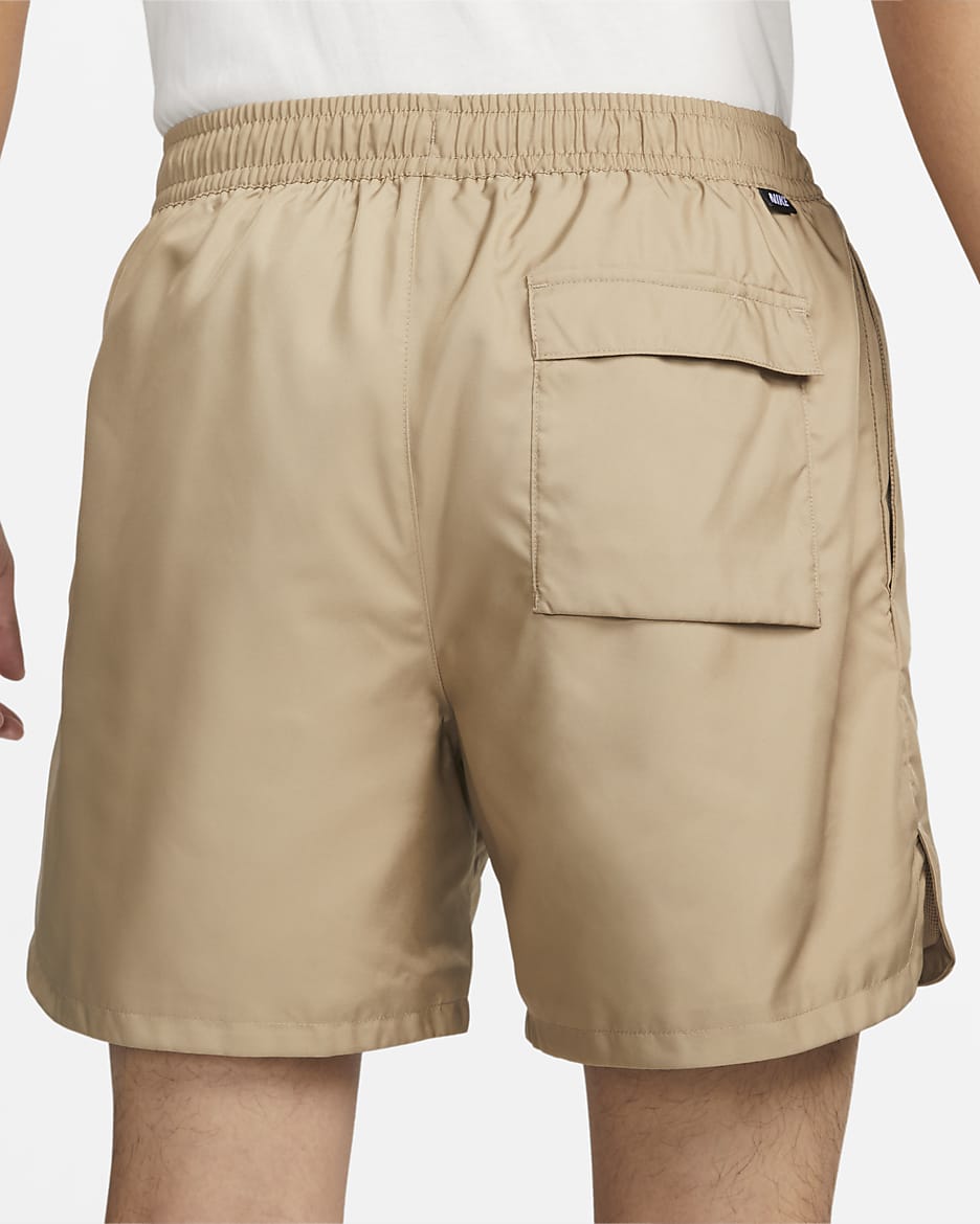 Nike Sportswear Sport Essentials Men's Woven Lined Flow Shorts - Khaki/White