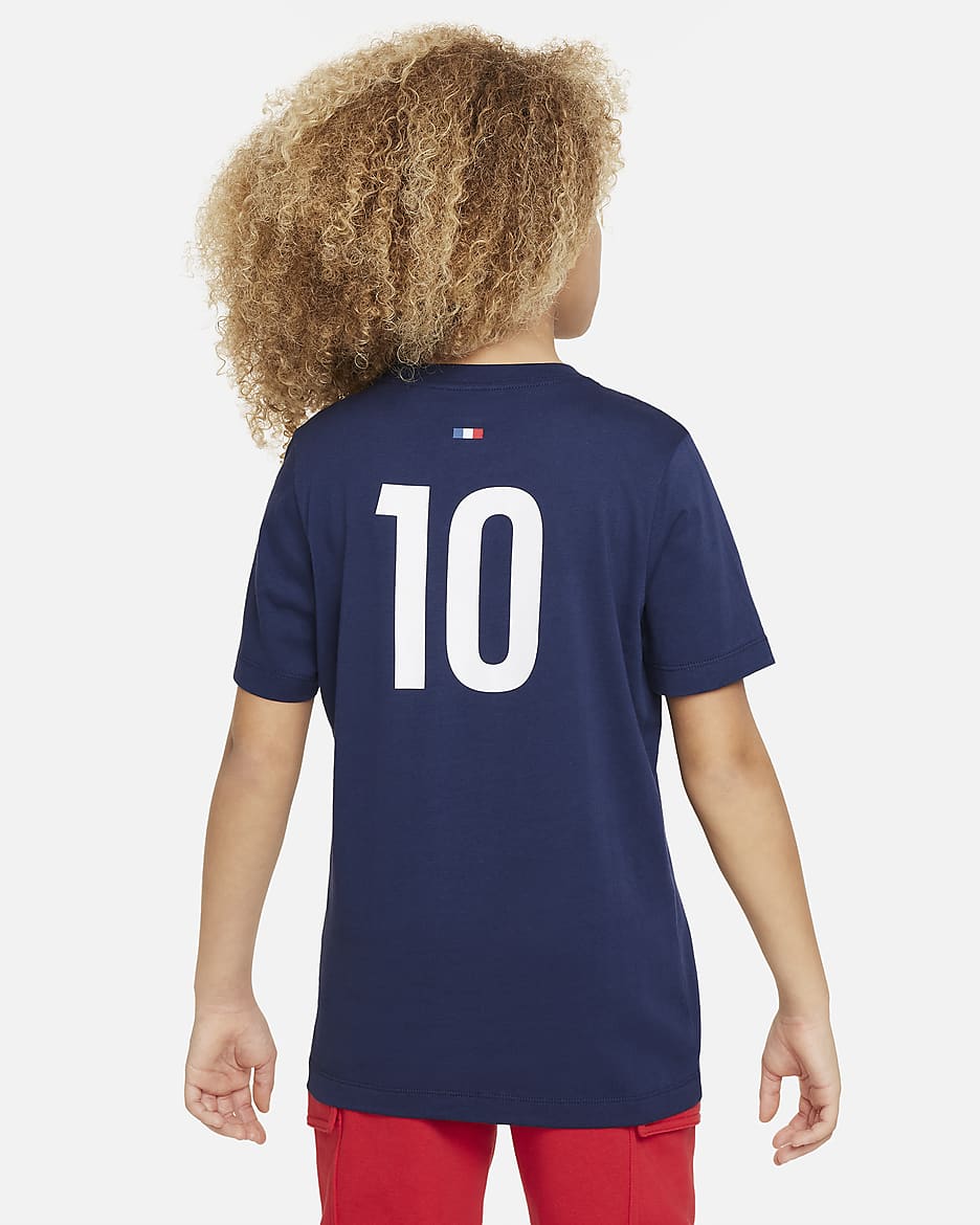 Paris Saint-Germain Big Kids' Nike Soccer T-Shirt - Midnight Navy