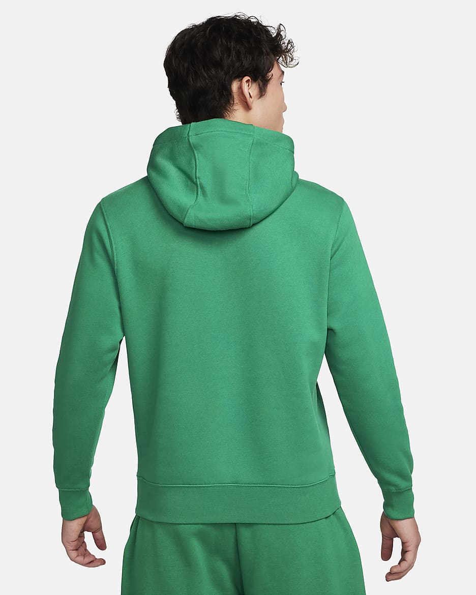 Nike Sportswear Club Fleece Pullover Hoodie - Malachite/Malachite/White