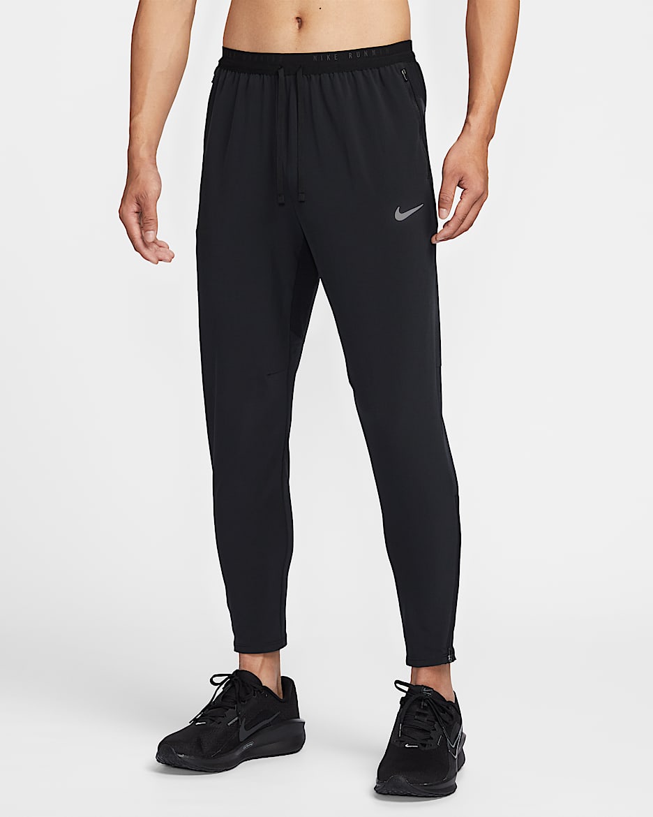 ナイキ ストライド メンズ Dri-FIT ウーブン ランニングパンツ - ブラック