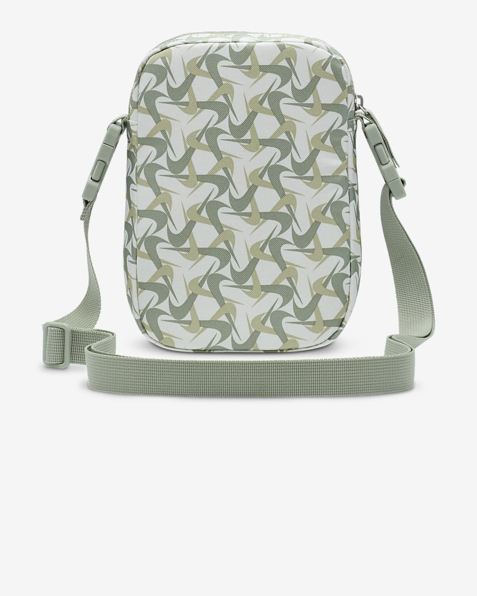 Nike Heritage Crossbody-Tasche (4 l) - Summit White/Jade Horizon/Dark Stucco