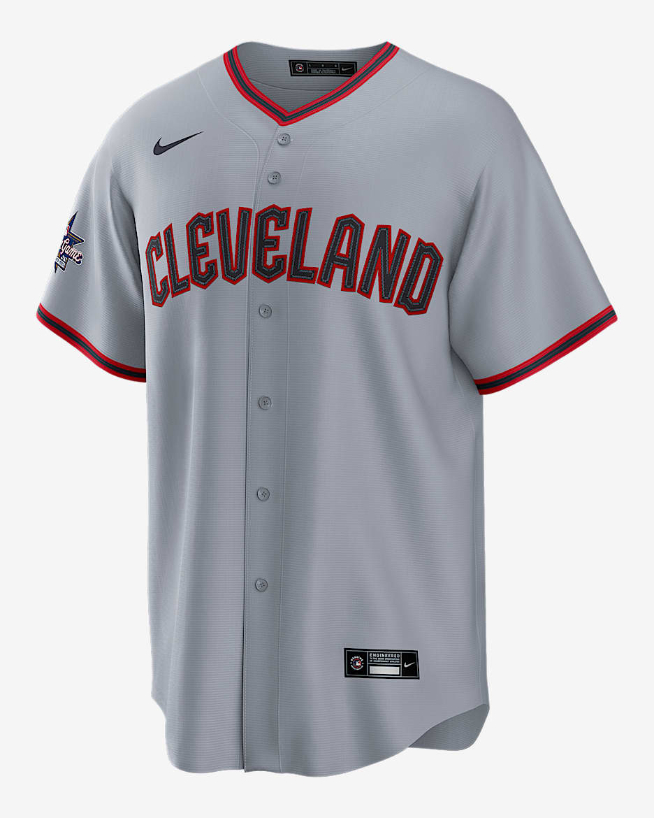 Steven Kwan American League 2025 All-Star Game Men's Nike MLB Replica Jersey - Grey