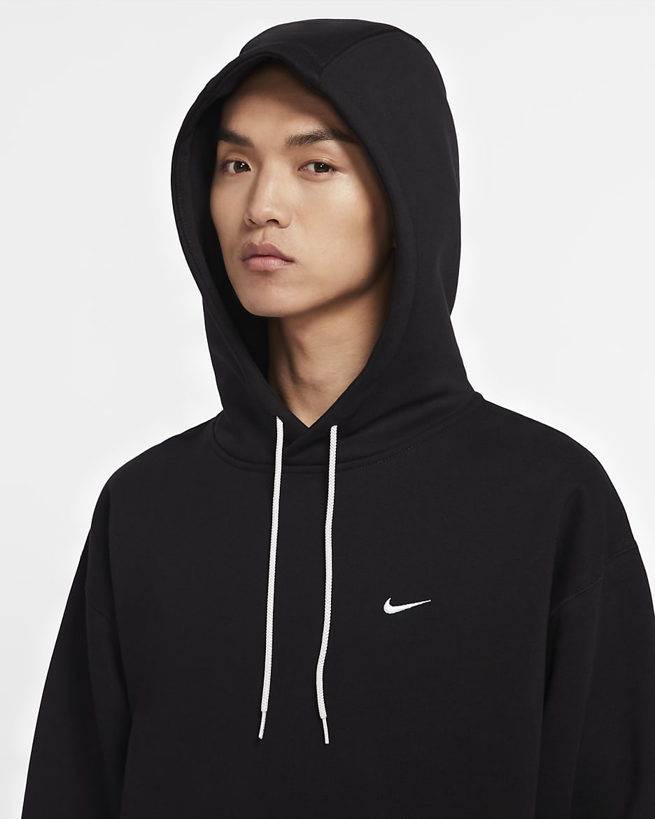 mens nike swoosh fleece hoodie