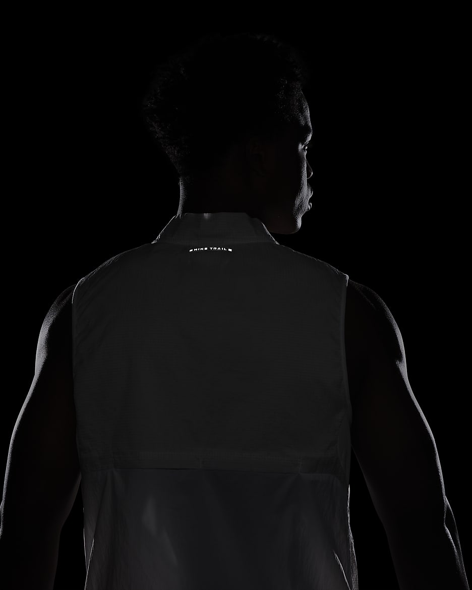 Nike Trail Aireez Men's Running Vest - Summit White/Sail/Black/Black