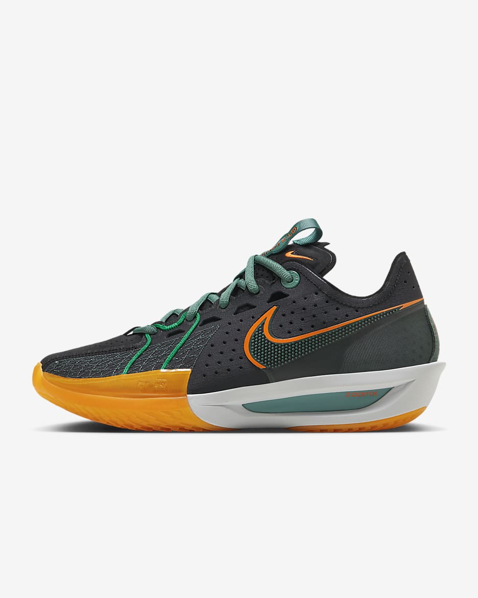 Nike G.T. Cut 3 EP Basketball Shoes - Black/Vintage Green/Bicoastal/Malachite