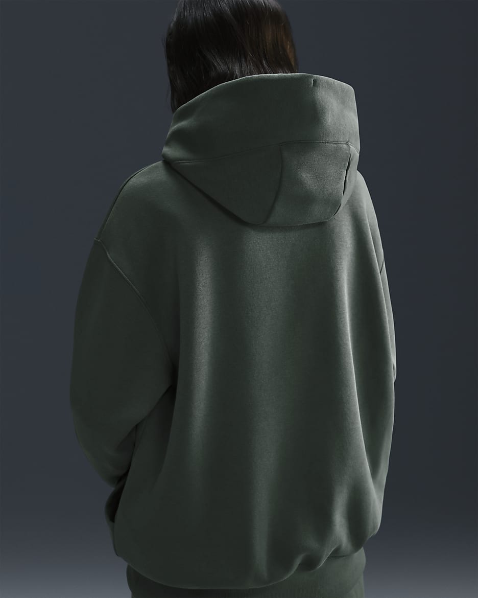 Nike Sportswear Phoenix Fleece Women's Oversized Pullover Hoodie - Vintage Green/Sail