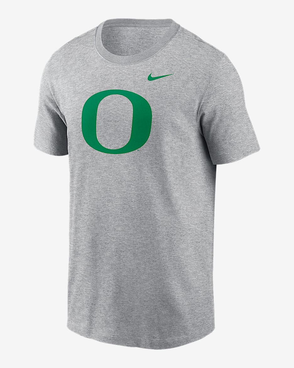 Oregon Ducks Primetime Logo Men's Nike College T-Shirt - Dark Grey Heather