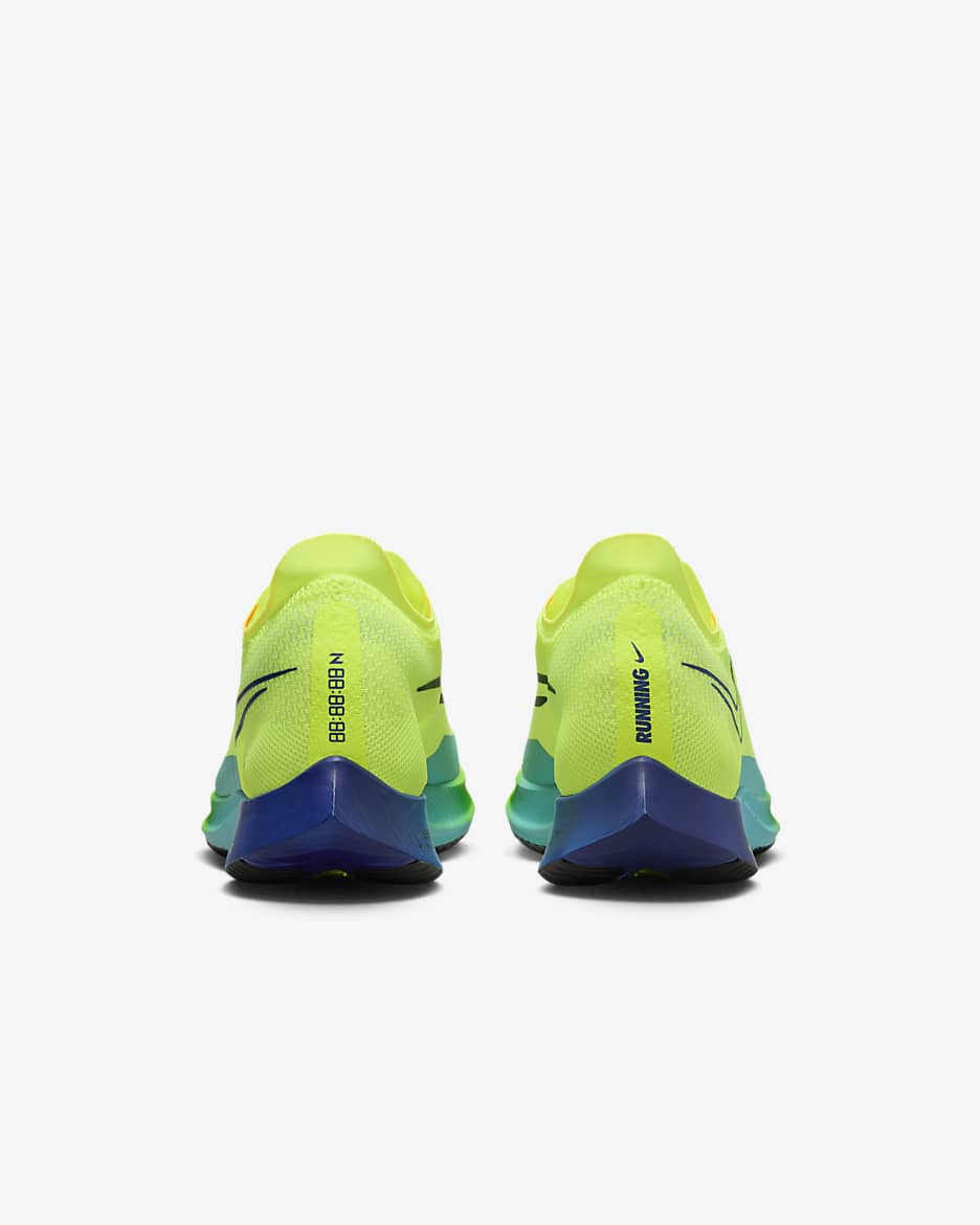 Nike Streakfly Straßenlaufschuh für Wettkämpfe - Volt/Bright Crimson/Volt/Schwarz