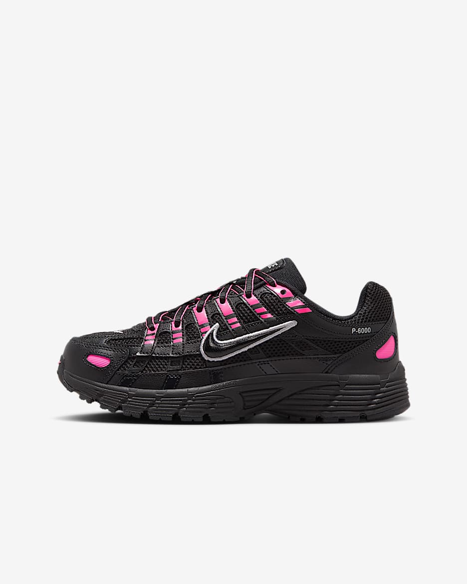 Nike P-6000 Sabatilles - Nen/a - Pink Blast/Platejat metal·litzat/Negre