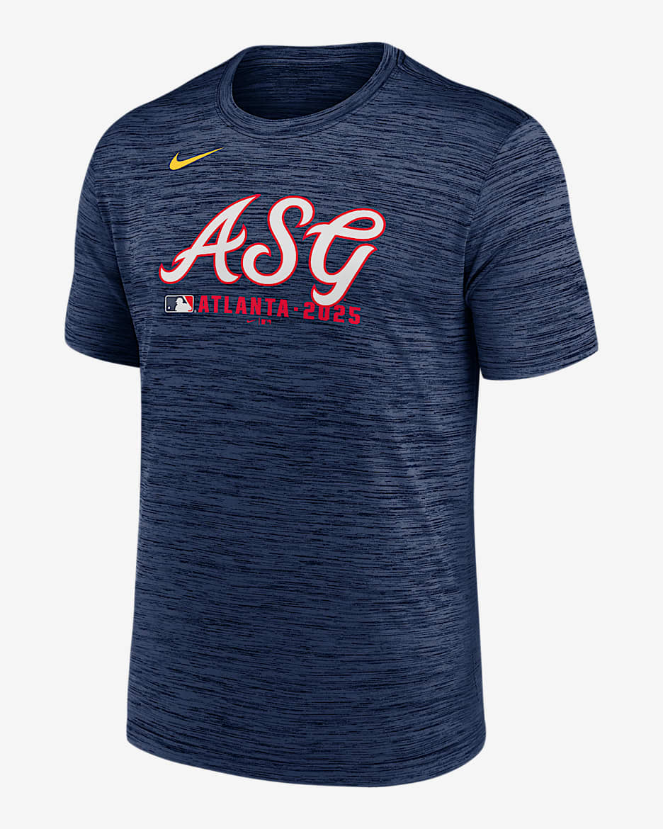 2025 All-Star Game Velocity Men's Nike Dri-FIT MLB T-Shirt - Navy