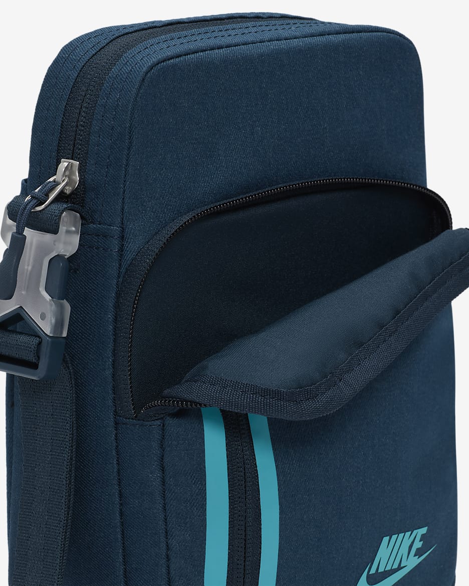 Bolsa bandolera Nike Elemental Premium (4 L) - Azul marino militar/Azul marino militar/Cactus empolvado