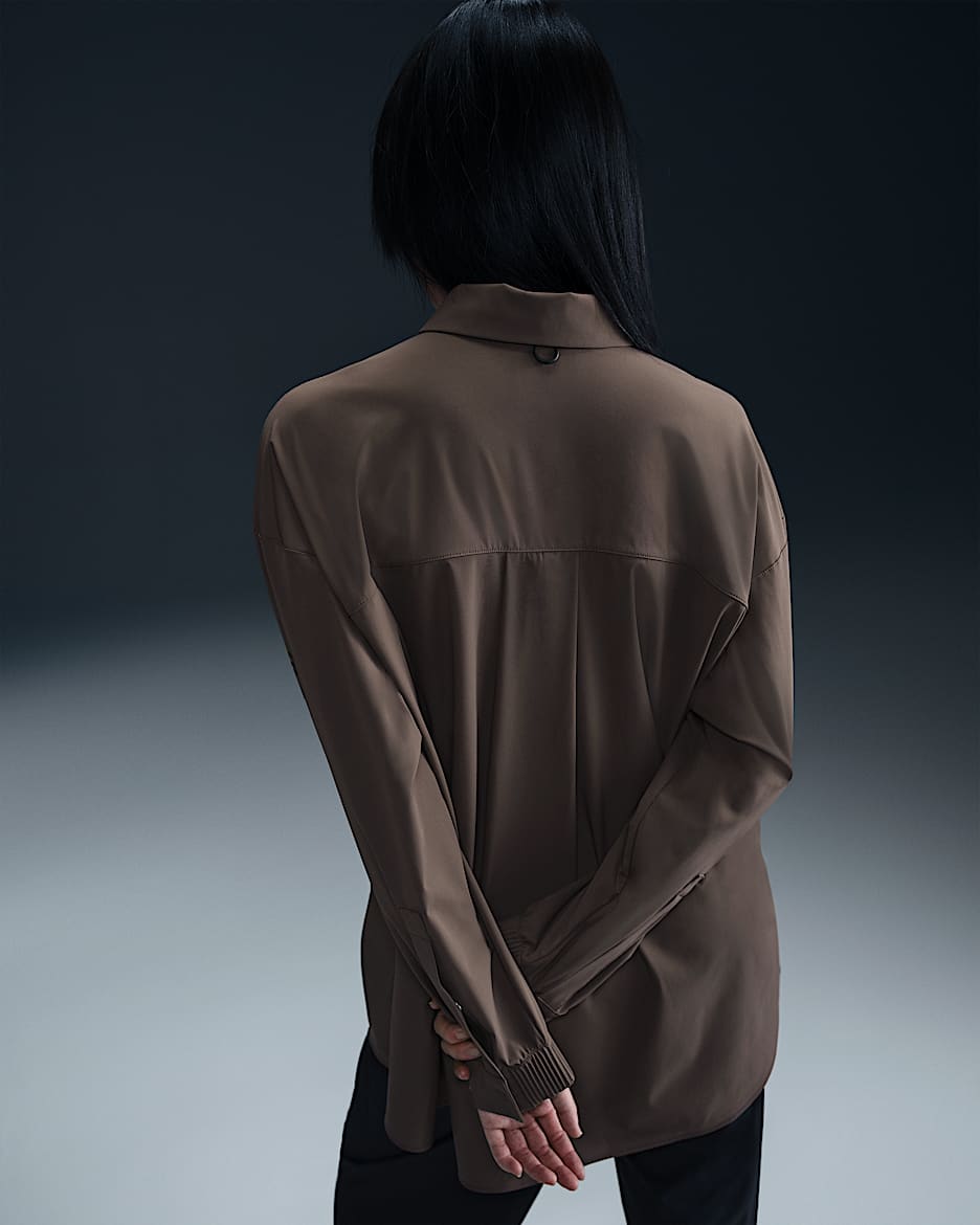 Nike 24.7 PerfectStretch Women's Dri-FIT Oversized Long-Sleeve Shirt